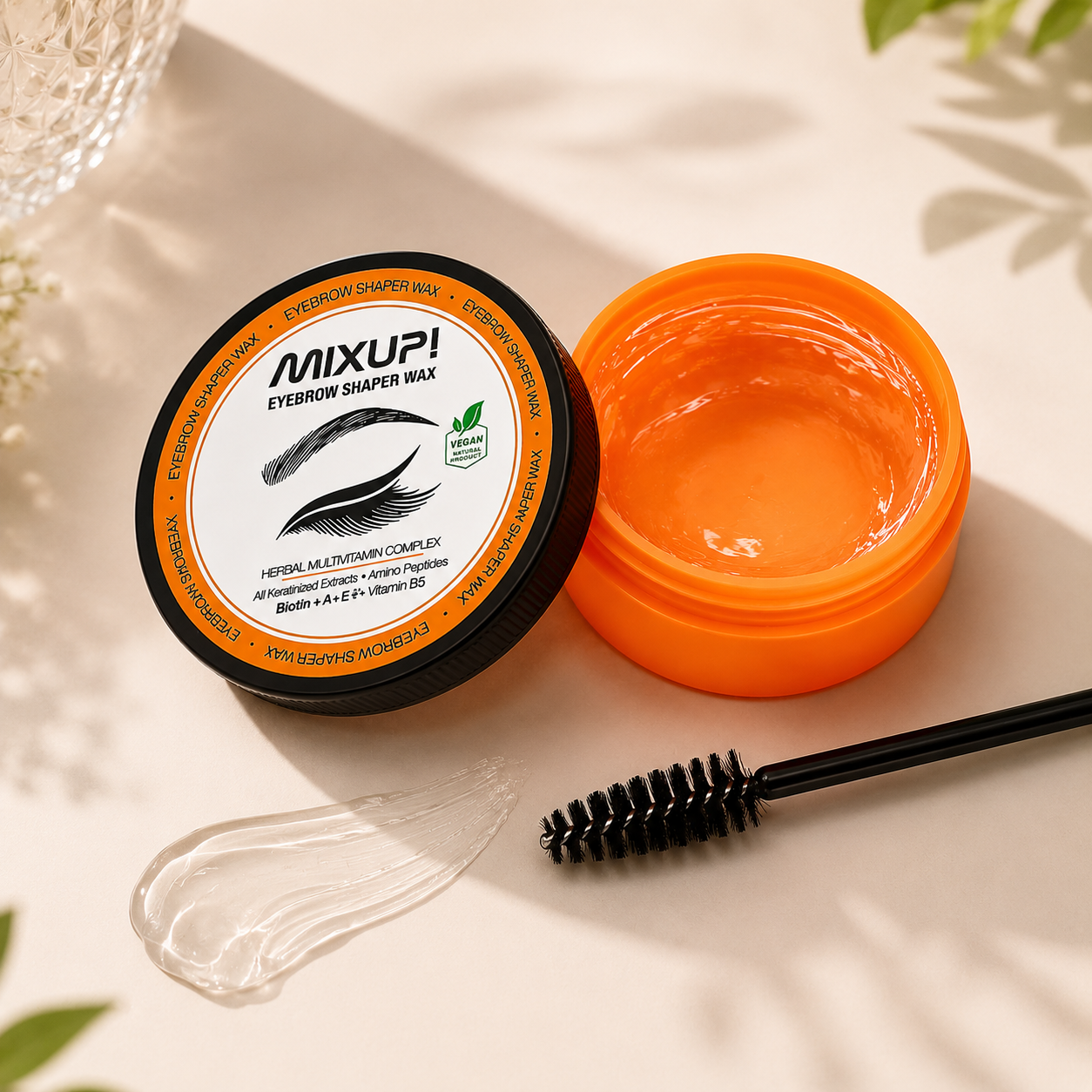 Mixup Nourishing Eyebrow Wax for Shaping and Styling