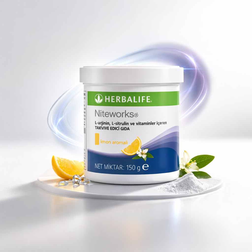 Herbalife Niteworks Lemon Flavored Nighttime Powder, 150g