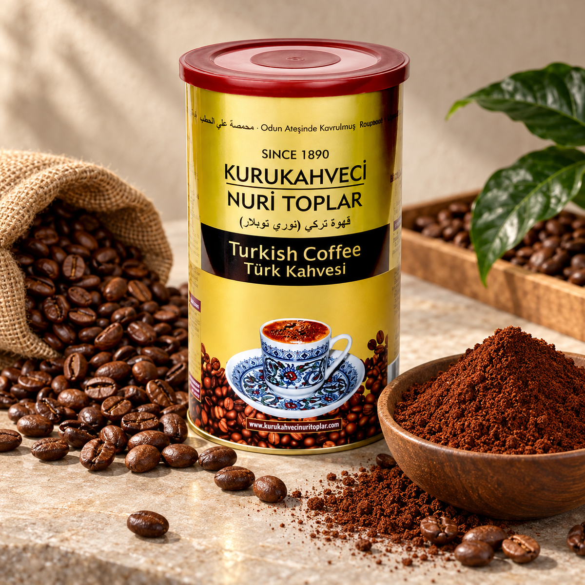 Nuri Toplar Turkish Coffee - Finely Ground - 250 g