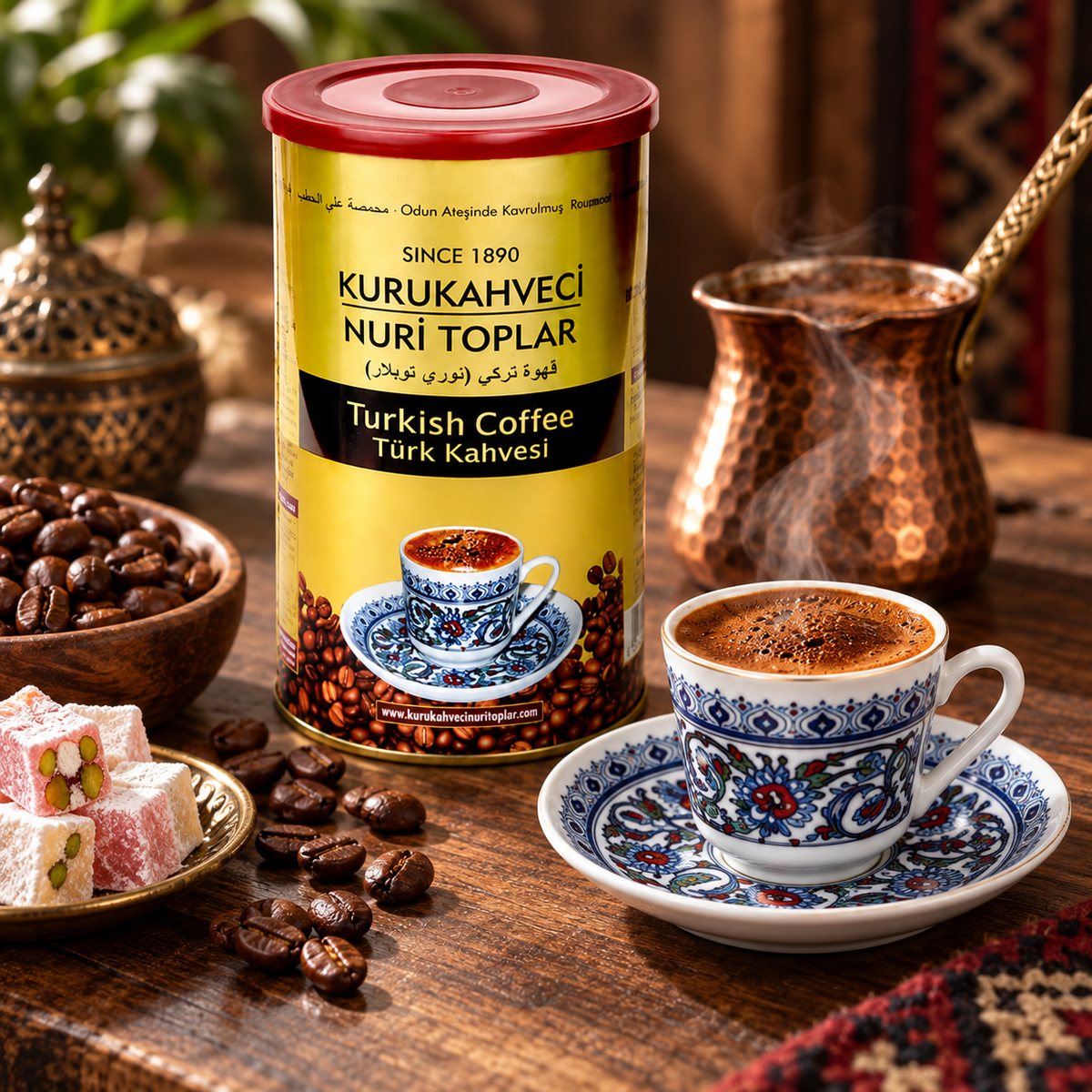 Nuri Toplar Turkish Coffee - Finely Ground - 250 g