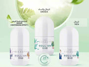 Women’s Mineral Salt Deodorant Roll-On 50ml with Natural Alum, Aloe Vera & Herbal Extracts – Vegan Freshness