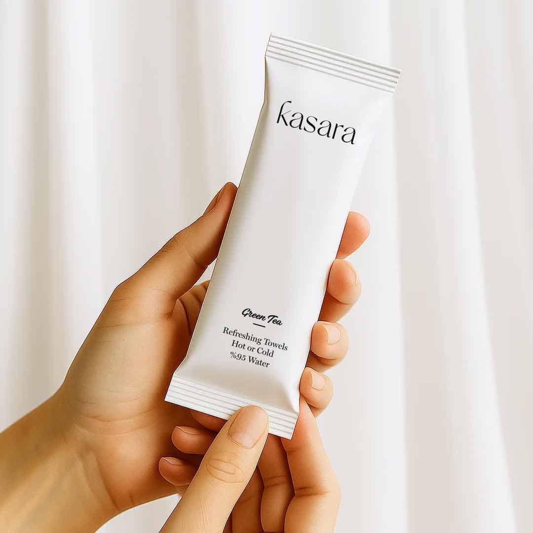 Kasara Green Tea Scented towels ( Hot & Cold Use )