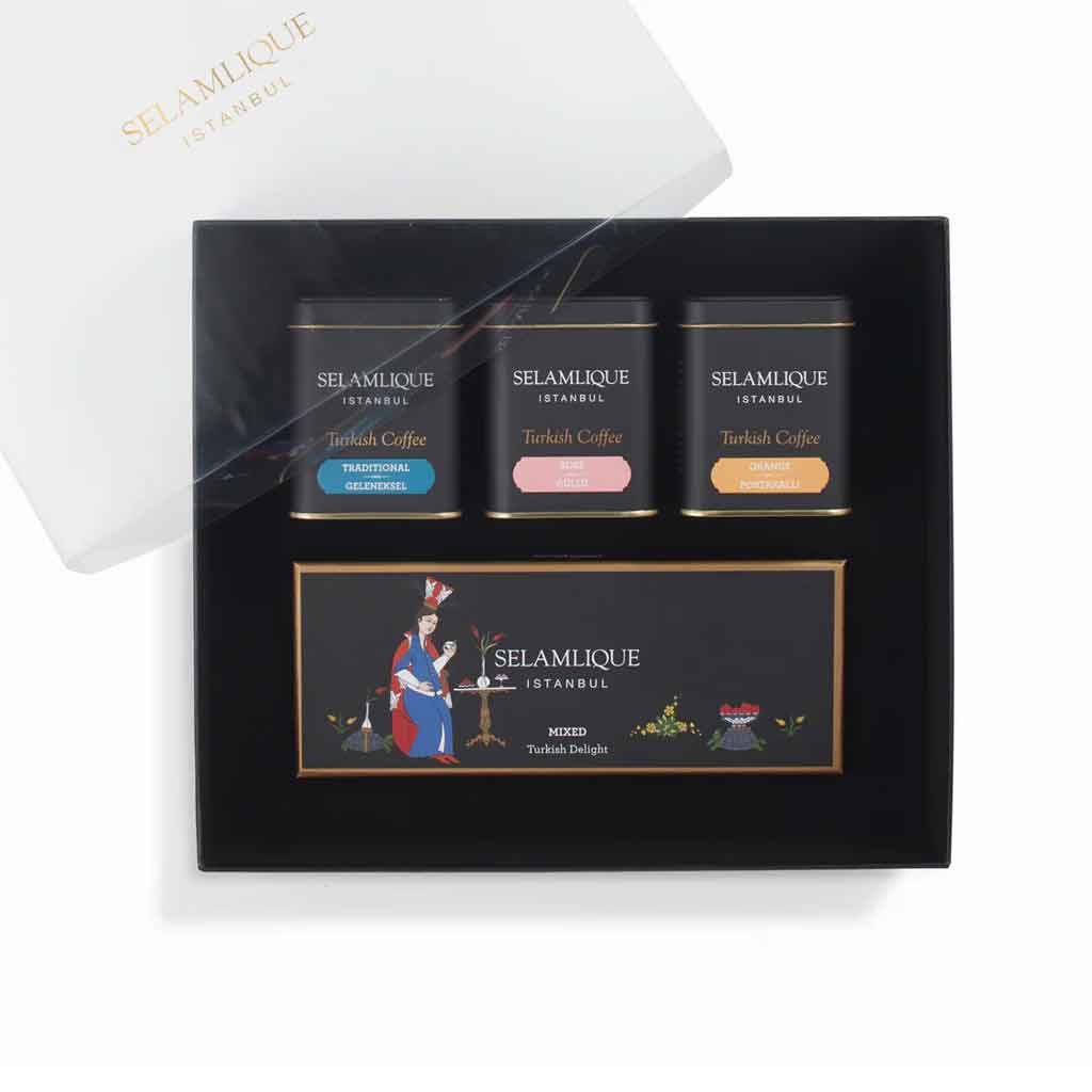Selamlique Turkish Coffee & Turkish Delight Set