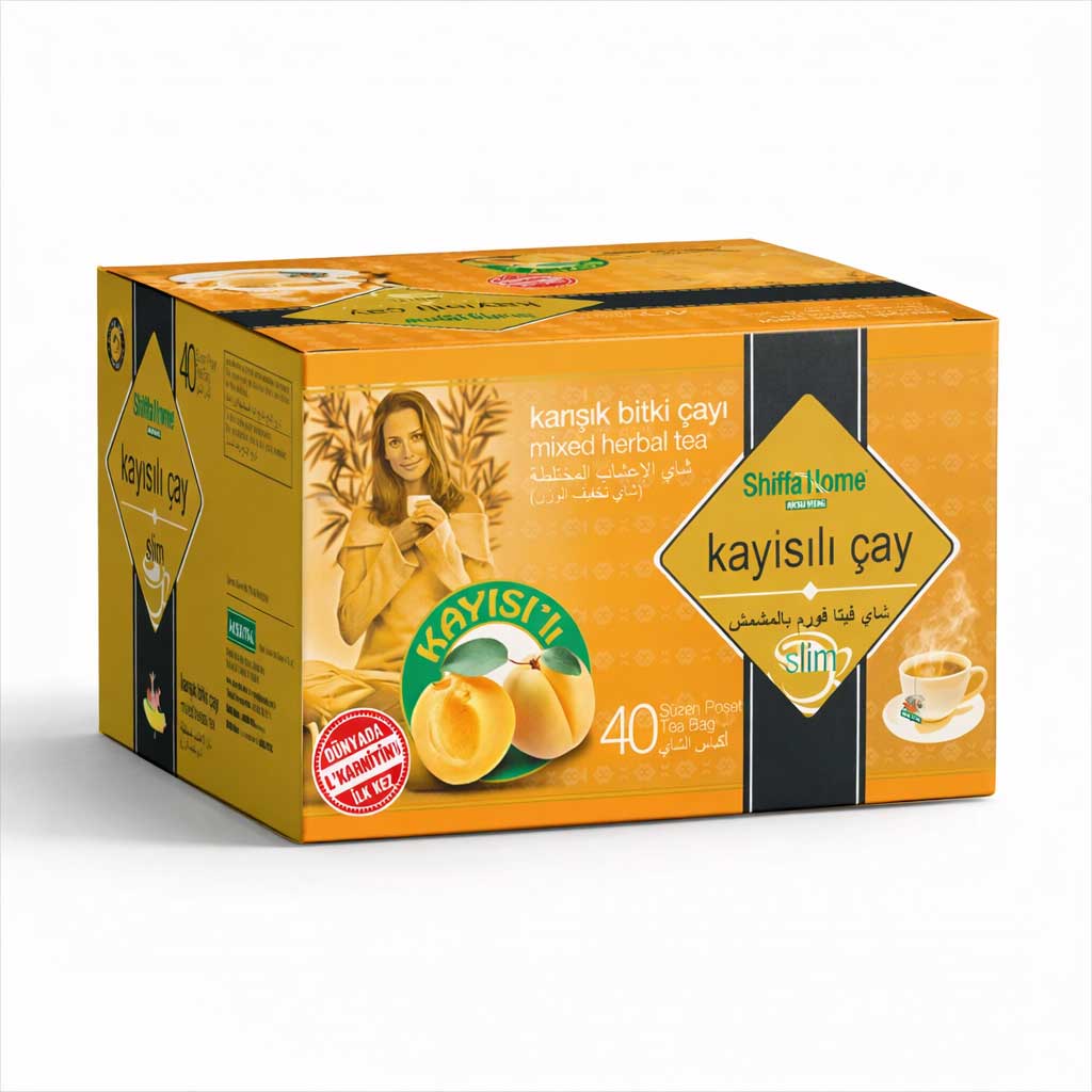 Shiffa Home Apricot Herbal Tea Fitoform 40 Tea Bags