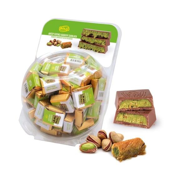 Milk Chocolate Filled with Kataif and Antep Pistachios 16g