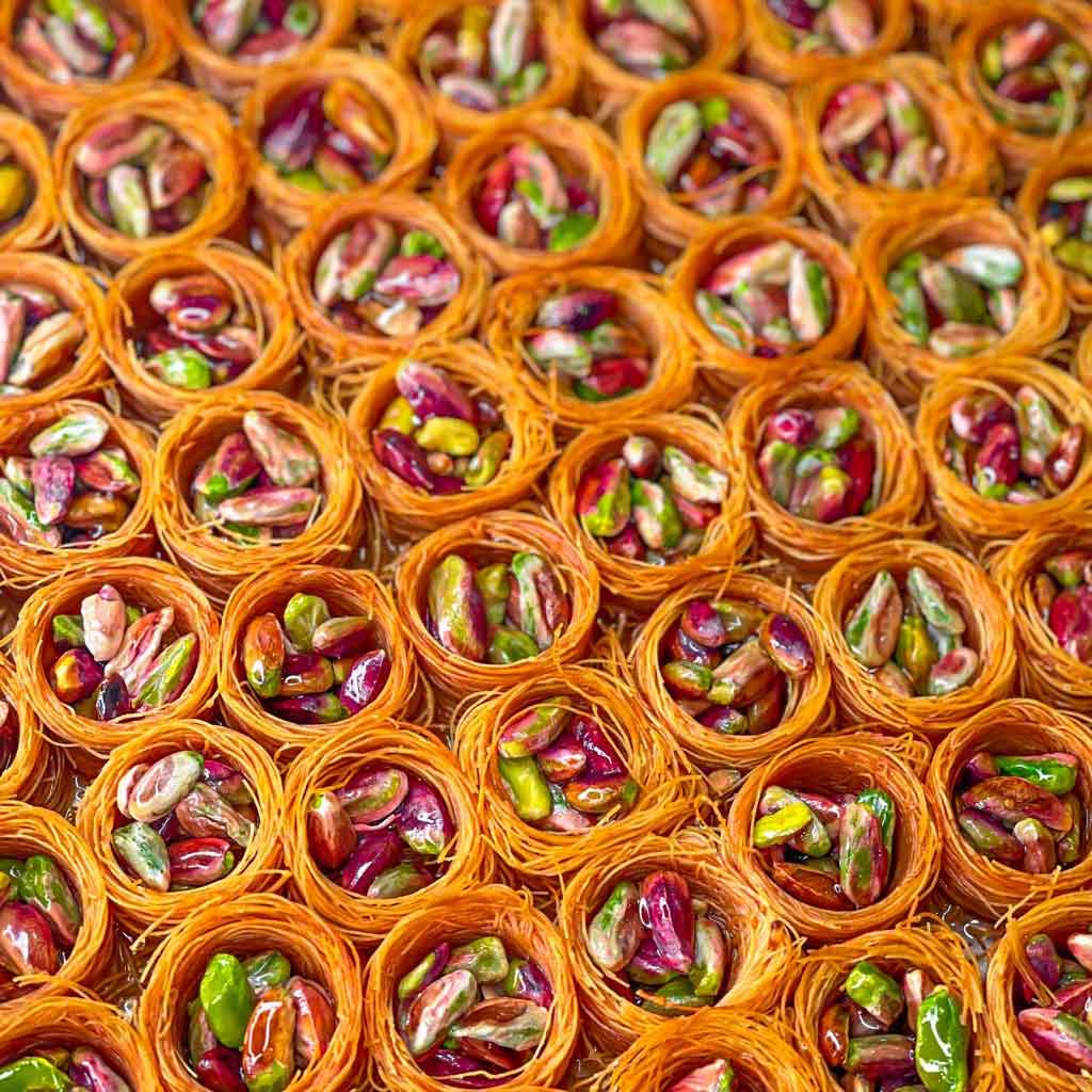 عش البلبل بالفستق 500 غرام | حلويات زيتونة